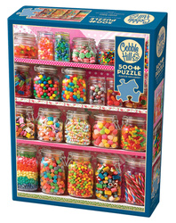 Puzzle 500 el. Półka ze słodyczami