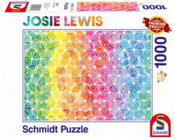 PQ Puzzle 1000 el. JOSIE LEWIS Kolorowe trójkąty