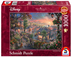 PQ Puzzle 1000 el. THOMAS KINKADE Zakochany kundel (Disney)