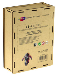 Puzzle drewniane / kolorowe 200 el - Astronauta