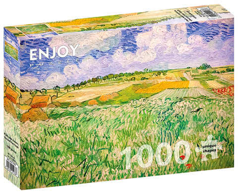 Puzzle 1000 el. Równina w pobliżu Auvers, Vincent van Gogh