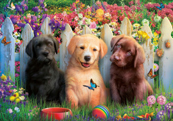 Puzzle 100 el. Szczeniaki