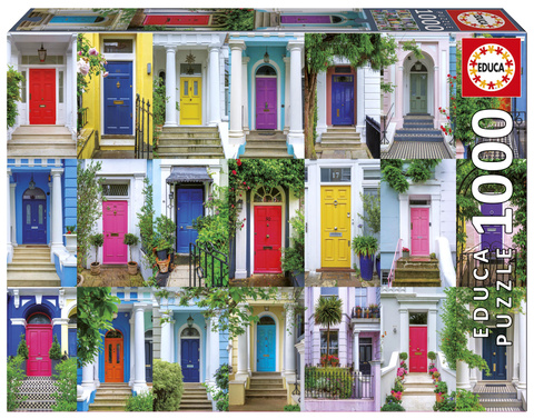 Puzzle 1000 el. Drzwi z Notting Hill / Londyn / Anglia