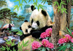 Puzzle 1000 el. Misie panda