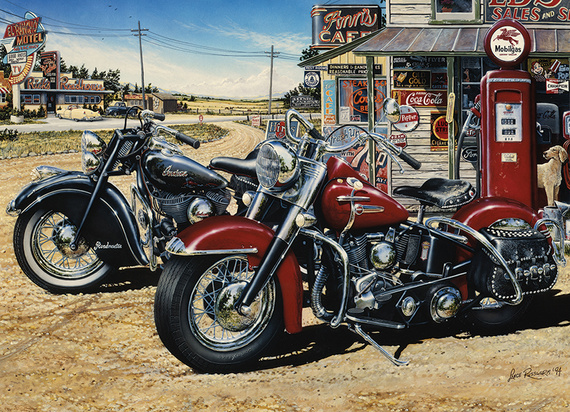 Puzzle 1000 el. Wyprawa motocyklowa