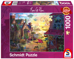 PQ Puzzle 1000 el. ROSE CAT KHAN Smocza poczta