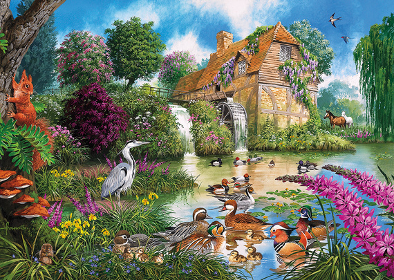 Puzzle 4 x 500 el. Flora & Fauna