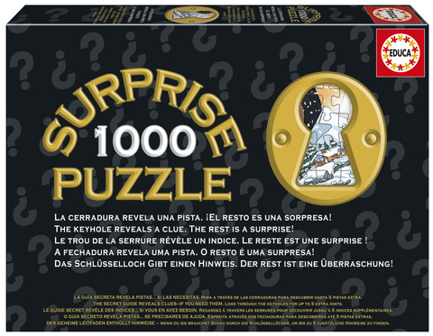Puzzle 1000 el. (Surprise Puzzle) Boże Narodzenie