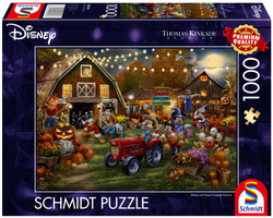 PQ Puzzle 1000 el. THOMAS KINKADE Myszka Miki & Minnie Festiwal dyni (Disney)