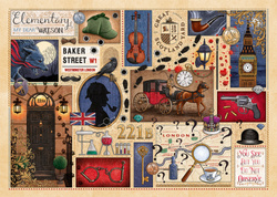 Puzzle 1000 el. Klub Książki: Sherlock Holmes
