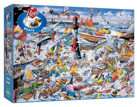 Puzzle 1000 el. Kocham łodzie
