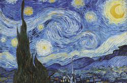 Puzzle 1000 el. Gwiaździsta noc, Vincent van Gogh (miniatura)