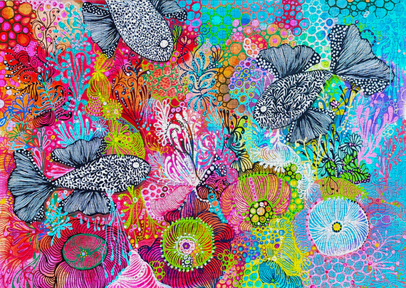 Puzzle 1000 el. Kolorowe głębiny