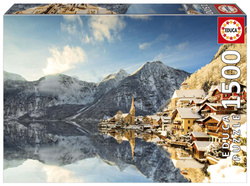 Puzzle 1500 el. Hallstatt zimą / Austria