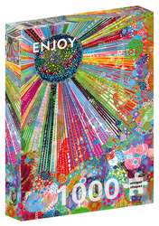 Puzzle 1000 el. Kolorowe słońce