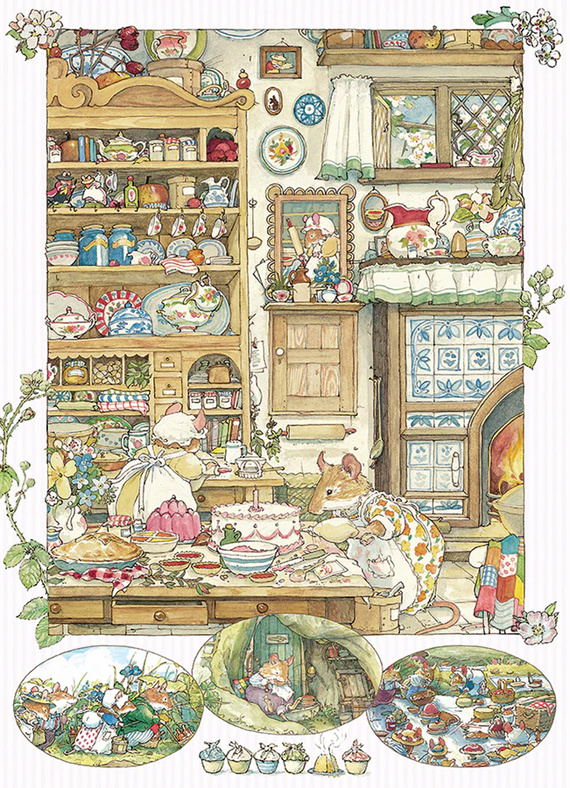 Puzzle 500 el. Brambly Hedge: Przygotowania do pikniku
