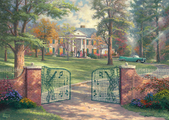 PQ Puzzle 1000 el. THOMAS KINKADE Graceland latem