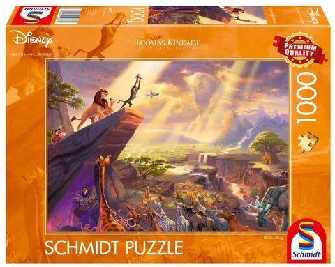 PQ Puzzle 1000 el. THOMAS KINKADE Król Lew