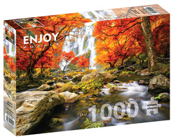 Puzzle 1000 el. Jesienny wodospad