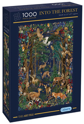 Puzzle 1000 el. W głąb lasu