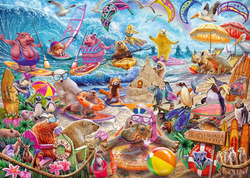 PQ Puzzle 1000 el. STEVE SUNDRAM Zwierzaki na plaży (Beach Mania)