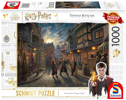 PQ Puzzle 1000 el. THOMAS KINKADE Harry Potter: Ulica Pokątna