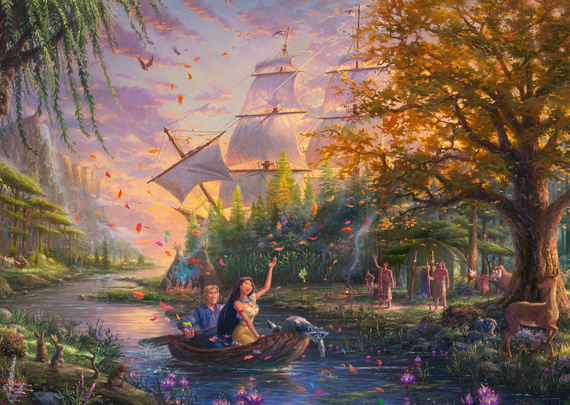 PQ Puzzle 1000 el. THOMAS KINKADE Pocahontas