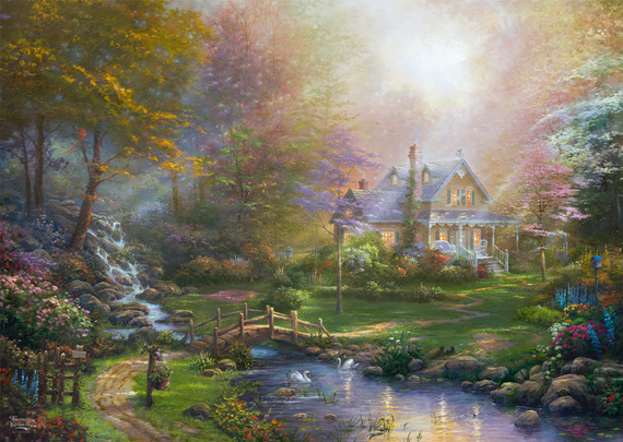PQ Puzzle 1000 el. THOMAS KINKADE Idealny dzień