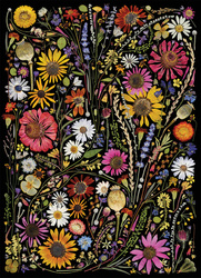 Puzzle 1000 el. Prasowane kwiaty: Szczęście