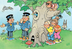 Puzzle Junior 150 el. JAN VAN HAASTEREN Zabawa w chowanego