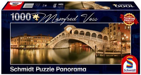 PQ Puzzle 1000 el. MANFRED VOSS Most Rialto / Wenecja (panorama)