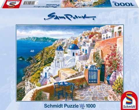 PQ Puzzle 1000 el. SAM PARK Widok z Santorini