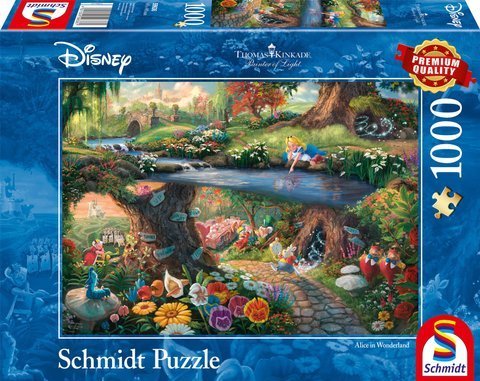 PQ Puzzle 1000 el. THOMAS KINKADE Alicja w Krainie Czarów (Disney)