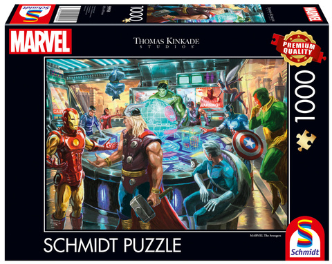 PQ Puzzle 1000 el. THOMAS KINKADE Avengers (Marvel)