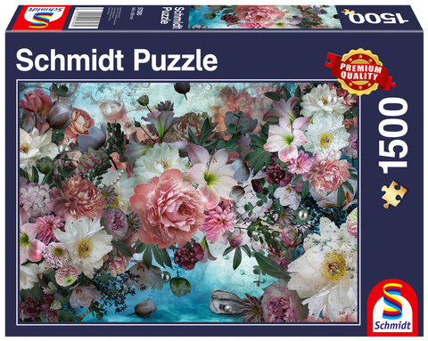 PQ Puzzle 1500 el. Kwiaty pod wodą