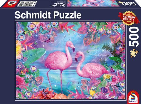 PQ Puzzle 500 el. Flamingi