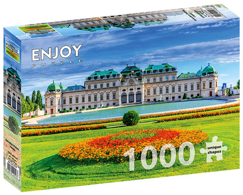 Puzzle 1000 el. Belweder w Wiedniu / Austria
