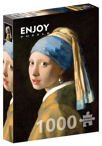 Puzzle 1000 el. Dziewczyna z perłą, Johannes Vermeer