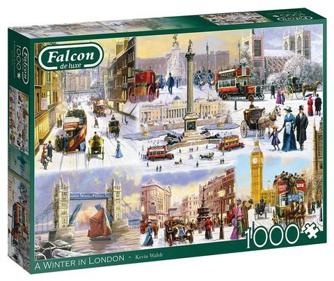 Puzzle 1000 el. FALCON Zima w Londynie