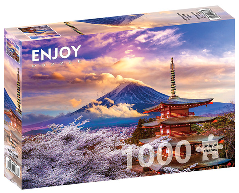Puzzle 1000 el. Góra Fudżi / Japonia