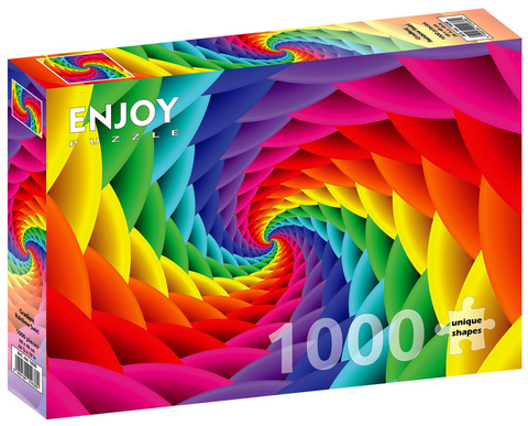 Puzzle 1000 el. Gradientowy kolorowy wir