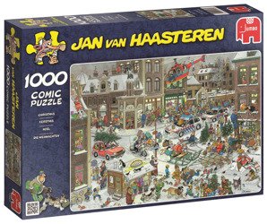 Puzzle 1000 elementów z rysunkiem autorstwa JANA VAN HAASTERENA Boże Narodzenie