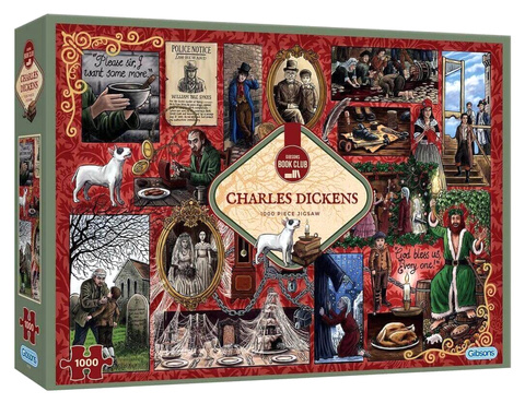 Puzzle 1000 el. Klub Książki: Charles Dickens