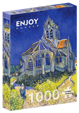 Puzzle 1000 el. Kościół w Auvers, Vincent van Gogh