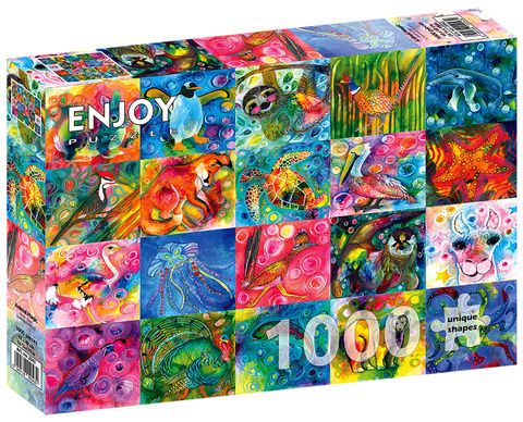 Puzzle 1000 el. Królestwo zwierząt