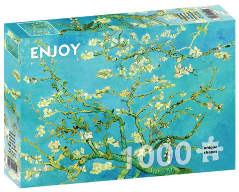 Puzzle 1000 el. Kwitnący migdałowiec, Vincent van Gogh