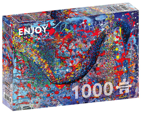 Puzzle 1000 el. Ptasie pióra