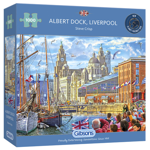 Puzzle 1000 el. Royal Albert Dock / Liverpool / Anglia
