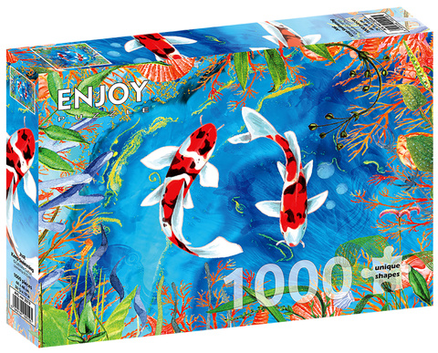 Puzzle 1000 el. Ryby Koi