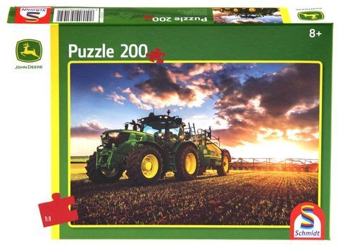 Puzzle 200 el. JOHN DEERE Traktor 6150R z wozem asenizacyjnym